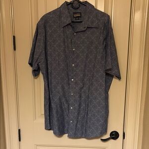 Daniel Cremieux Blue Casual Button Down Shirt